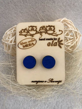 Naložite sliko v pregledovalnik galerije, LESENI UHANI - Krog